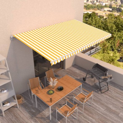 Manual retractable awning,...