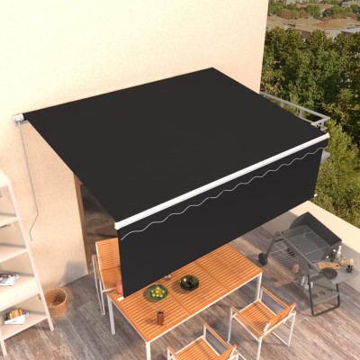 Manual retractable awning...