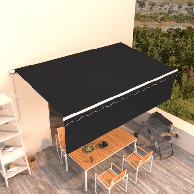 Manual retractable awning...