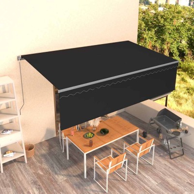 Manual retractable awning...