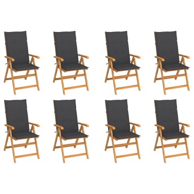 Reclining garden chairs...