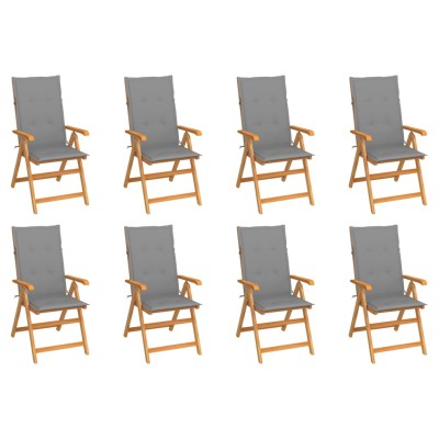 Reclining garden chairs...