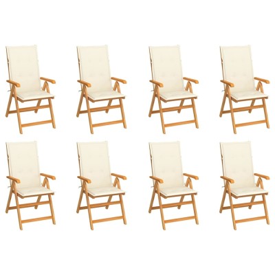 Reclining garden chairs...