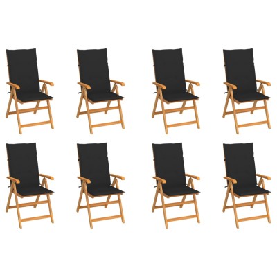 Reclining garden chairs...