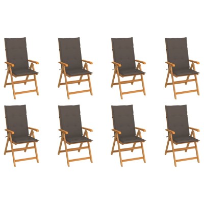 Reclining garden chairs...