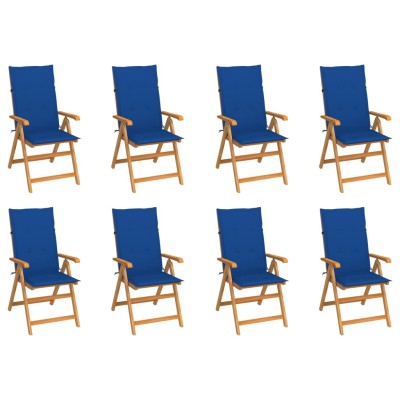 Reclining garden chairs...