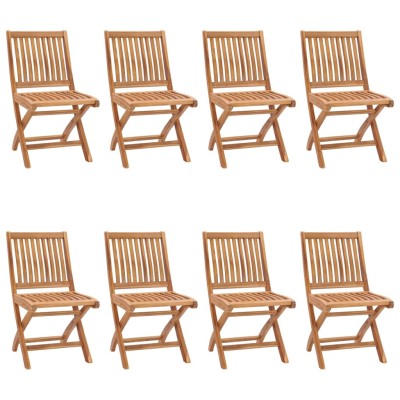 Folding garden chairs, 8...