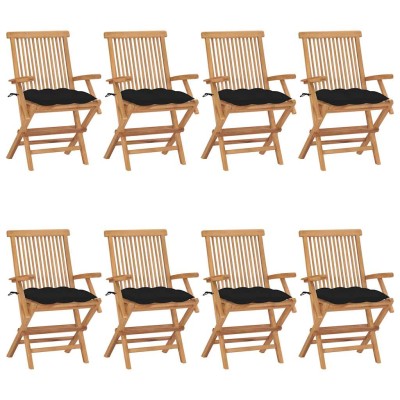 Garden chairs with black...