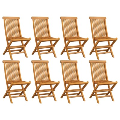 Folding garden chairs, 8...