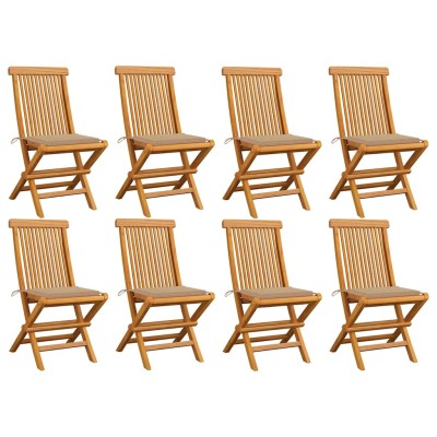 Garden chairs with beige...