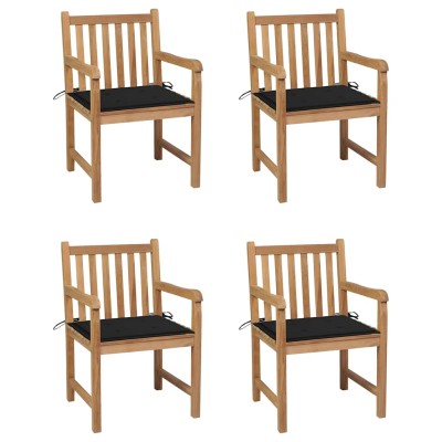 Garden chairs with black...