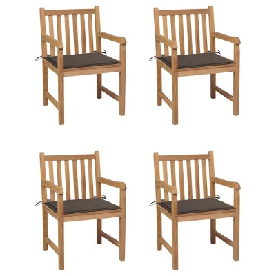 Garden chairs with taupe...