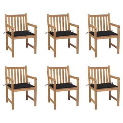 Garden chairs with black...