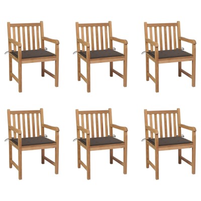 Garden chairs with taupe...