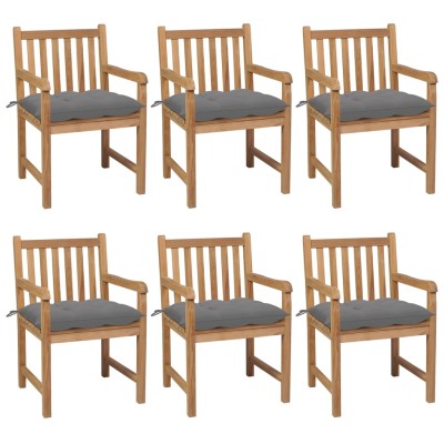 Garden chairs with gray...