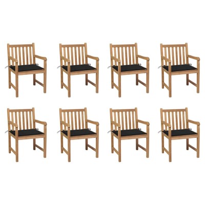 Garden chairs with black...