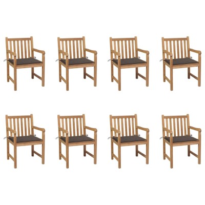 Garden chairs with taupe...