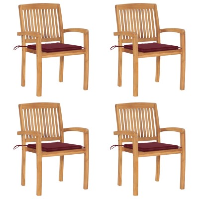 Stackable garden chairs...