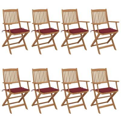 Folding garden chairs with...
