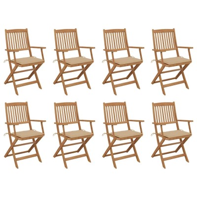 Folding outdoor chairs with...