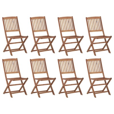 Folding outdoor chairs, 8...