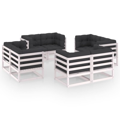 Garden set with cushions, 8...