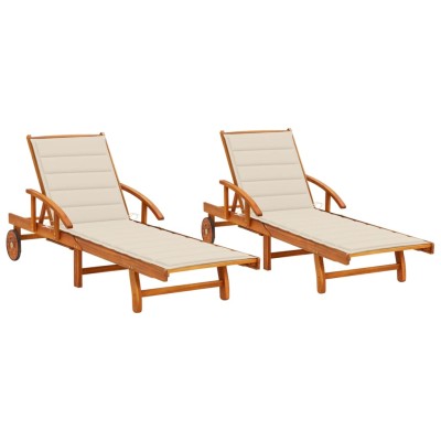 Sunbeds with mattresses, 2...