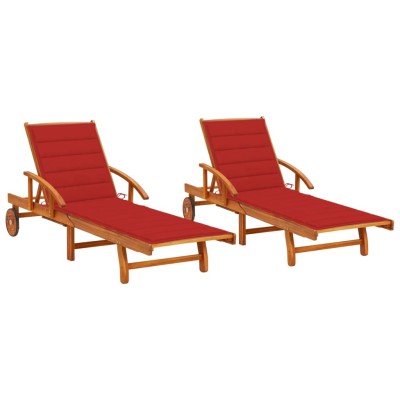 Sunbeds with mattresses, 2...