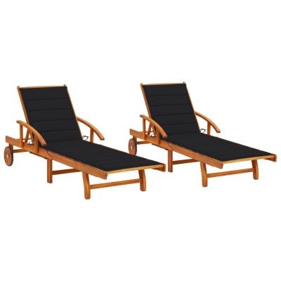 Sunbeds with mattresses, 2...