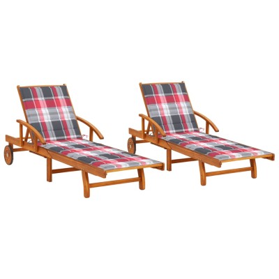 Sunbeds with mattresses, 2...