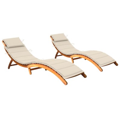 Sunbeds with mattresses, 2...