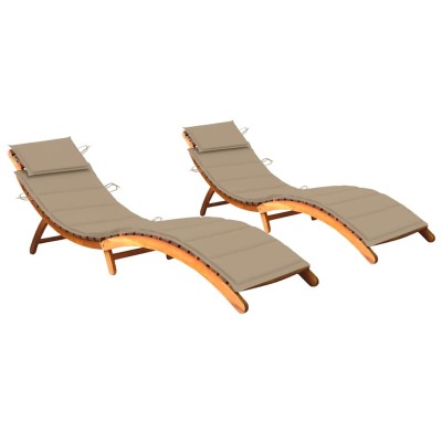 Sunbeds with mattresses, 2...