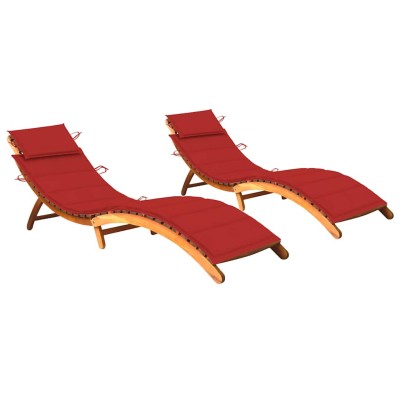 Sunbeds with mattresses, 2...