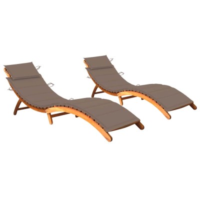 Sunbeds with mattresses, 2...