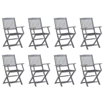Folding outdoor chairs with...