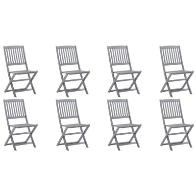 Folding outdoor chairs, 8...