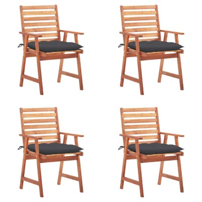 Outdoor dining chairs with...