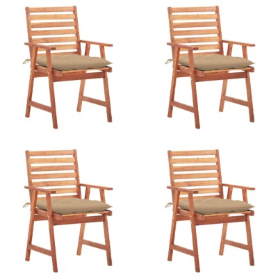 Outdoor dining chairs with...