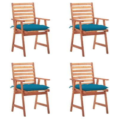 Outdoor dining chairs with...