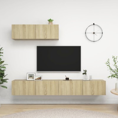 TV cabinets, 3 units,...