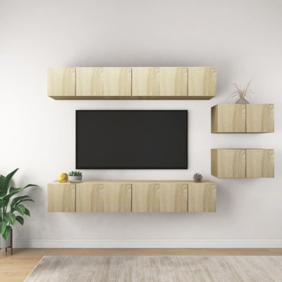 TV cabinets, 8 units,...