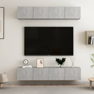 TV cabinets, 4 units,...