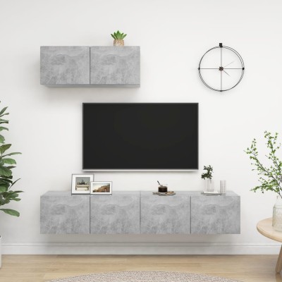 TV cabinets, 3 units,...