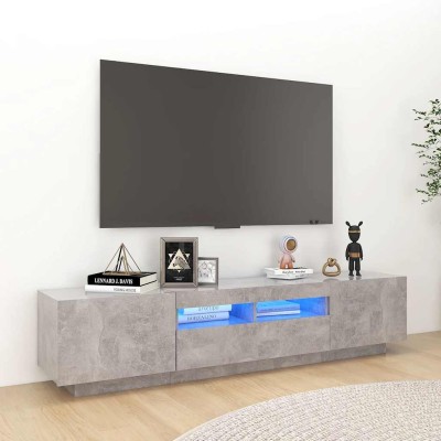 TV cabinet with LED,...
