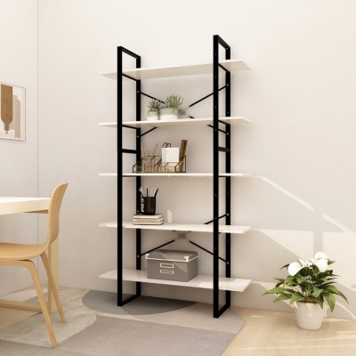 Bookcase, 5 shelves, white,...