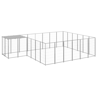 Dog enclosure, silver, 12.1...