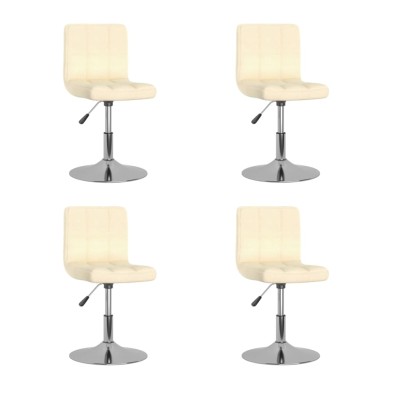 Swivel dining chairs, 4...