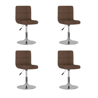 Swivel dining chairs, 4...