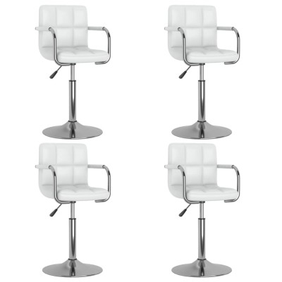 Swivel dining chairs, 4...