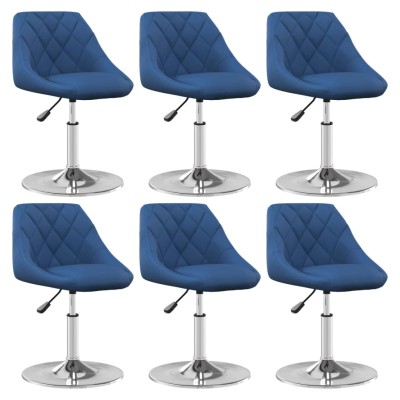 Swivel dining chairs, 6...